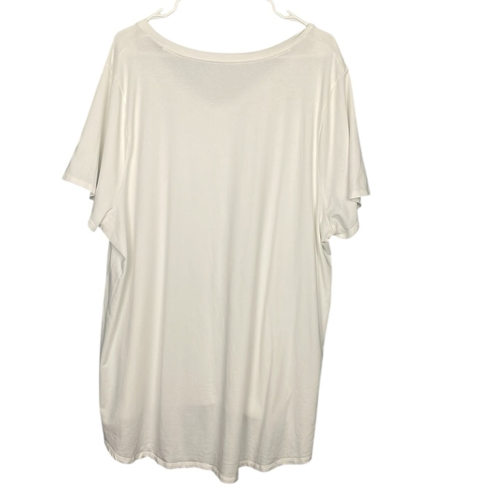 Soft Surroundings white basic tee classic essential minimalism - Picture 4 of 4